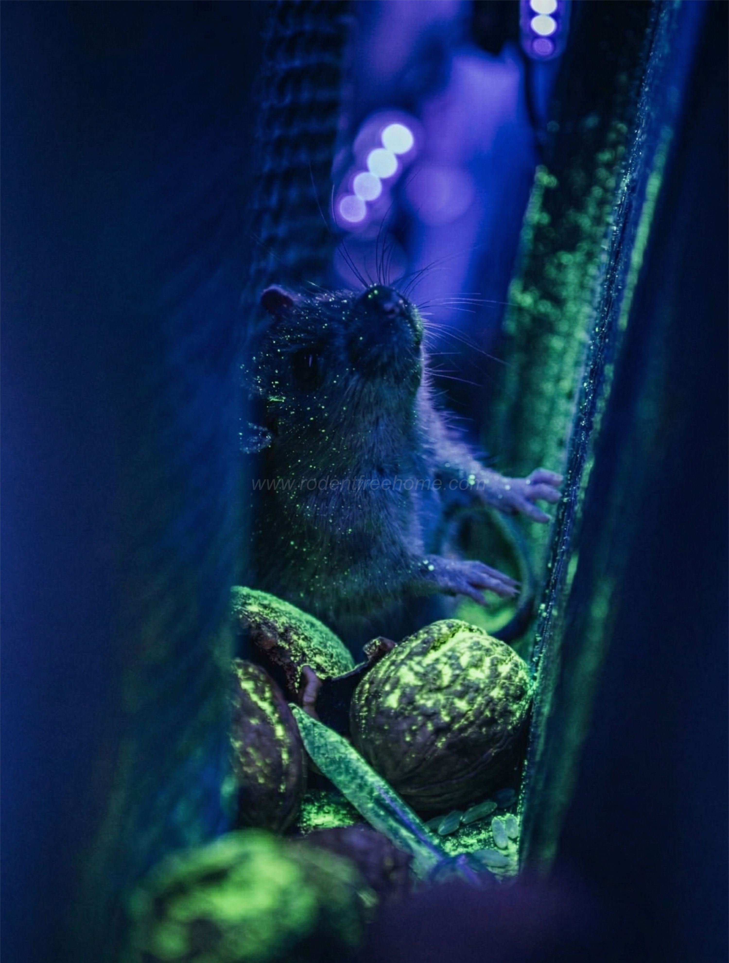 Magic Dust UV powder makes detection effortless when used with UV light. Trails glow brilliantly, revealing all rodent movement - hardly visible to the naked eye. 