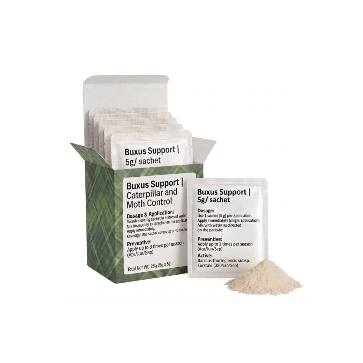 Caterpillar Control Sachet ( 5 x 5g ) - RFH | rodentfreehome