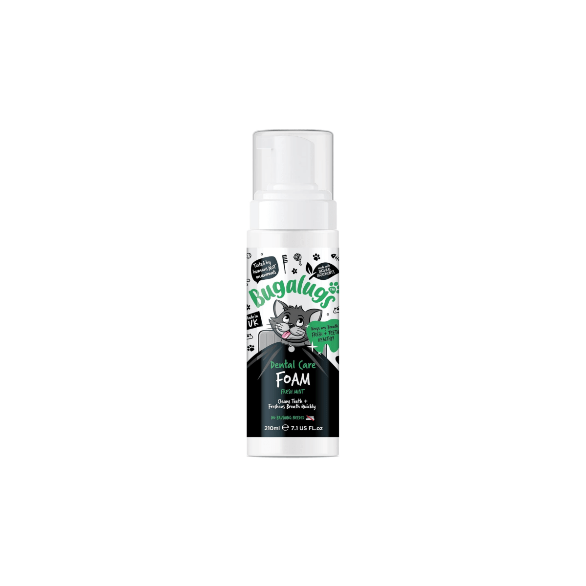 Dental Care Foam for Cats ( 210ml ) - Cat-Care - RFH | rodentfreehome