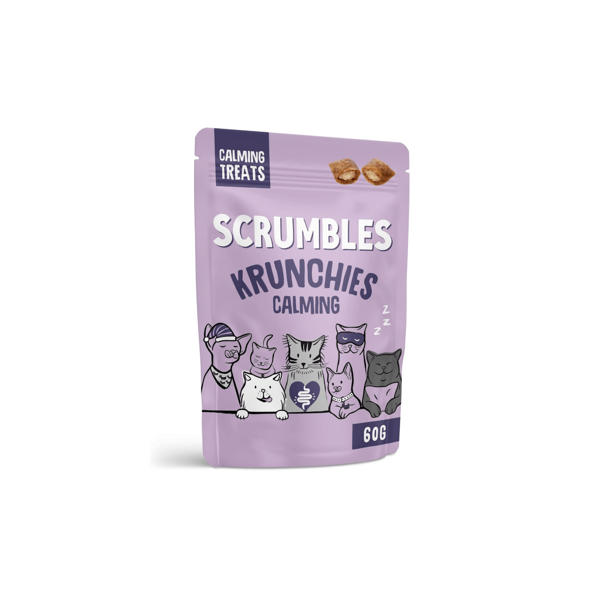 Scrumbles Calming Cat Treats ( 60g ) - Cat Treats - RFH | rodentfreehome