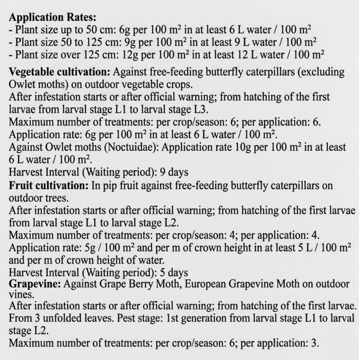 TOPBUXUS® Xentari Caterpillar Control ( 3g ) - Caterpillar Control - RFH | rodentfreehome